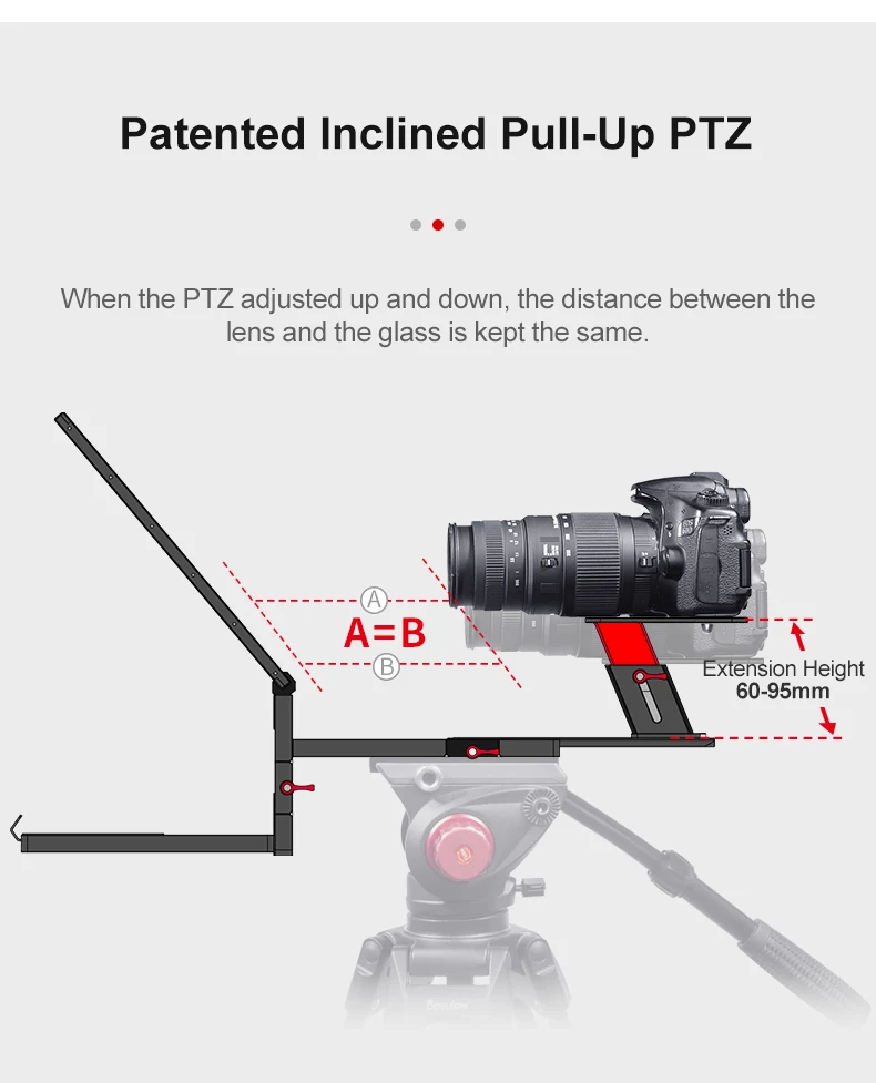 Bestview Tp170 17inch Portable Teleprompter Universal For Dslr Camera