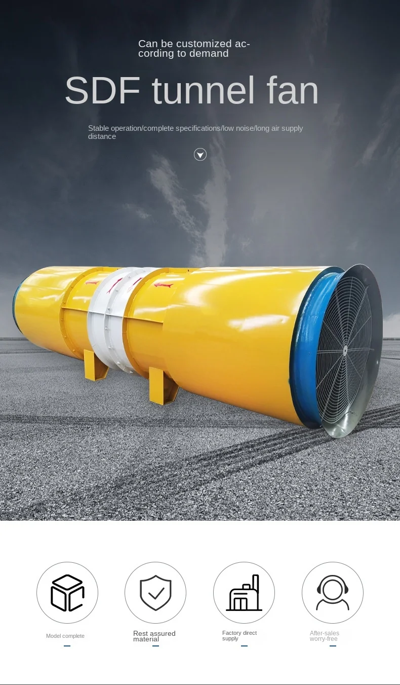 Axial Flow Fan, SDF, 380V, Steel - detail 2
