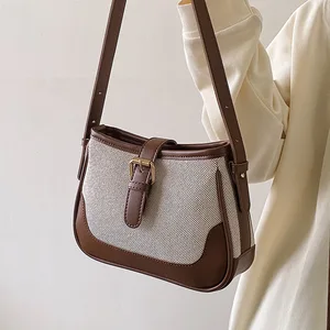 Minissimi Low MOQ Small Portable Syoldeobaek Canvas Bag Designer Women's Shoulder Bags Wallet