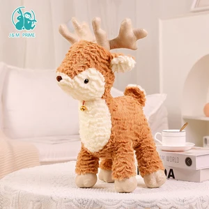 New Christmas Stuffed Animals Soft Cute Plush Toy Pendant Home Decor Gift Fluffy Plushy Elk Deer Christmas Tree