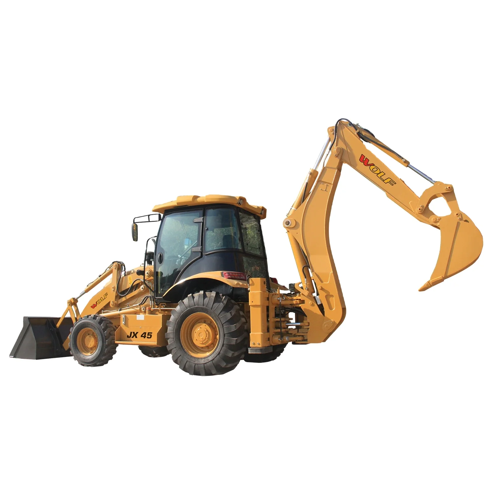 WOLF JX45 Compacted Loader Backhoe With cummins Engine