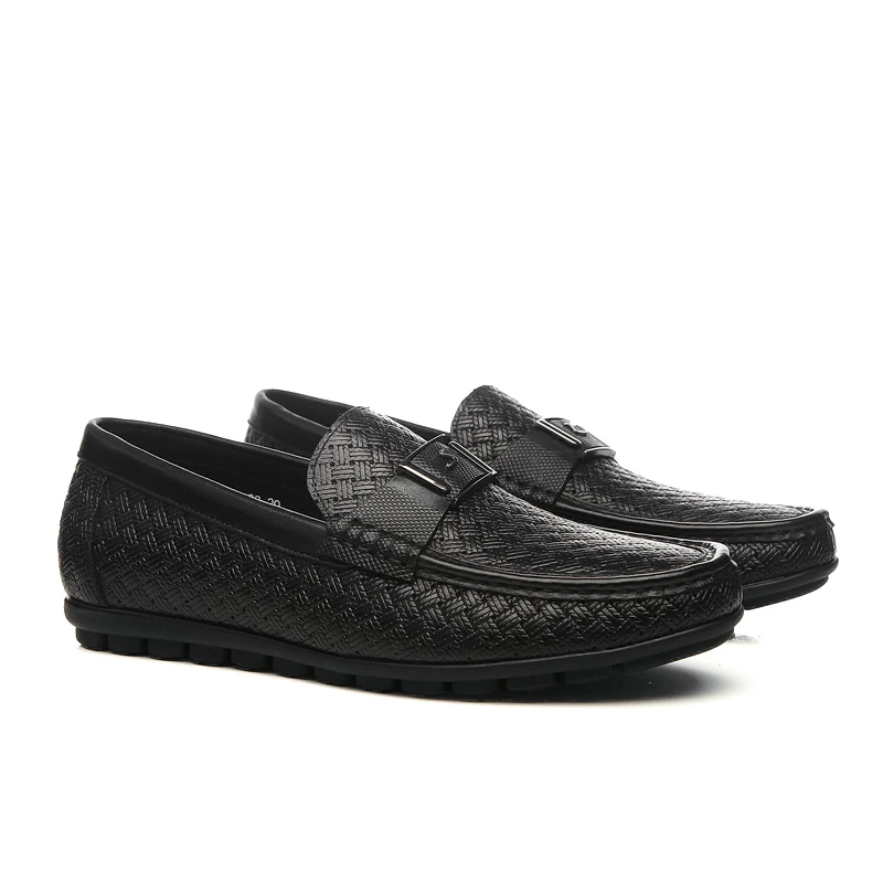 New Designer Men's Business Oxford Shoes Embossed Cow Leather