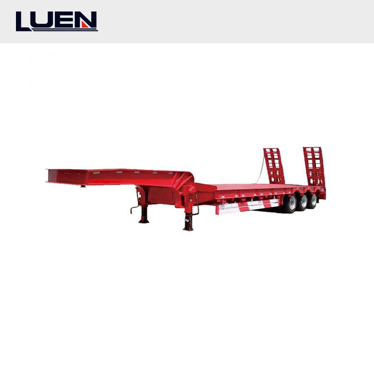 LUEN Semi-Trailer Food Truck Trailer Refrigerated Transport Steel Material Box Trailer