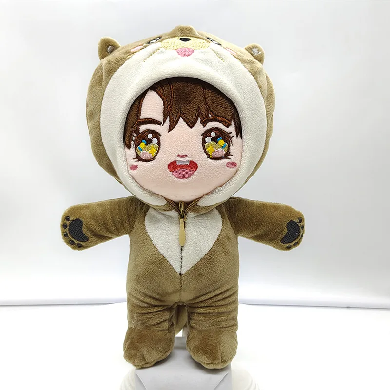 Custom Plush Stuffed Cute Doll With Clothing Plush Boy Doll For Korea ...