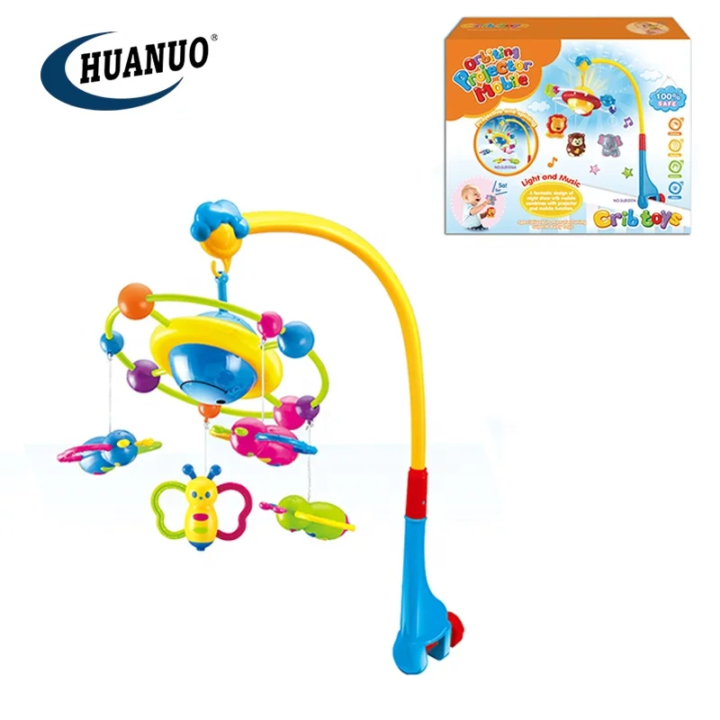 Детская кровать подвесная игрушка детская музыкальная кровать колокольчик со светом и проекцией