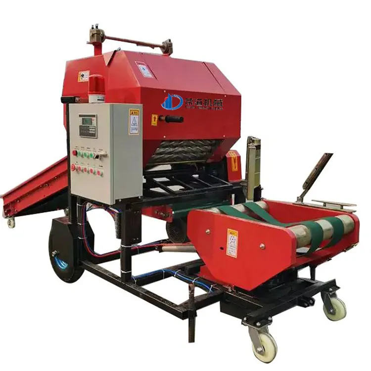 Stationary Hand Operated Hay Baler for Sale Agriculture Baler Machine, Grass Baler Machine for Small Grazing