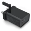 Black(Retractable UK plug)