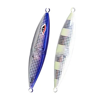 Deep-Sea Boat Fishing Artificial Hard Bait Slow-Rolling Luminous Metal Jig Lead Fish Tuna Bait 300g 400g 500g Wholesale – Metal Jig – view 3