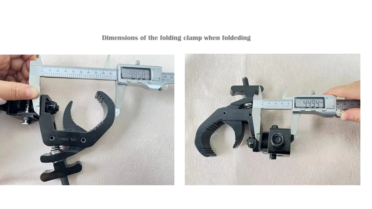 360 Degree Folding Clamp - Professional Stage Light Hook