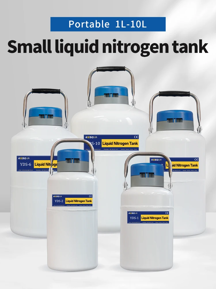 Liquid Nitrogen Container Yds10 Small Liquid Storage Tank 10l Liquid Nitrogen Dewar For Sale