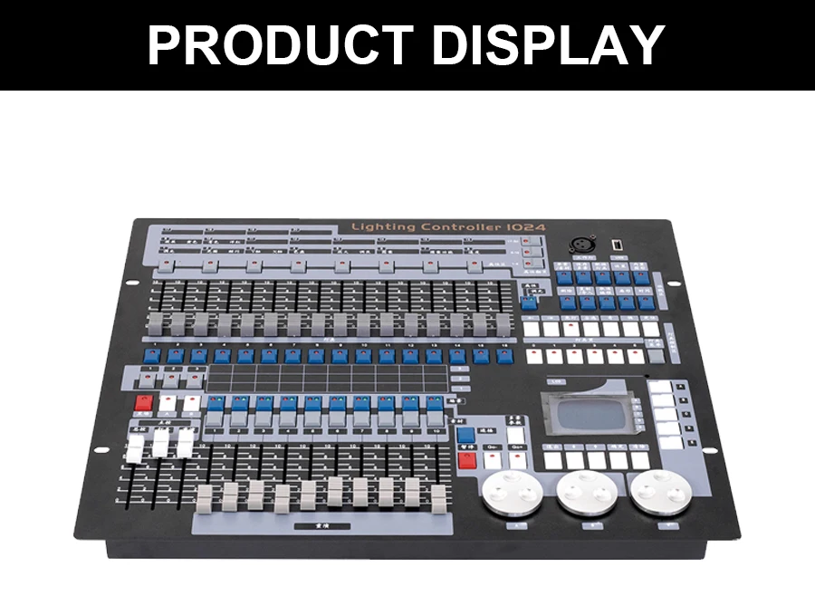 Controlador DJ 1024 Consola DMX 512 para luces LED de cabeza móvil Efecto de iluminación de escenario de discoteca Profesional_voghion.com