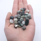 Moss Agate Selling Natural Beautiful Moss Agate Gravels High Quality Green Moss Agate Gravel