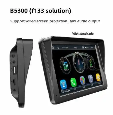 7″ Wireless Carplay Portable Car Screen Radio Android Auto Car Bluetooth Mp5 Player Reverse Video Radio - view 5