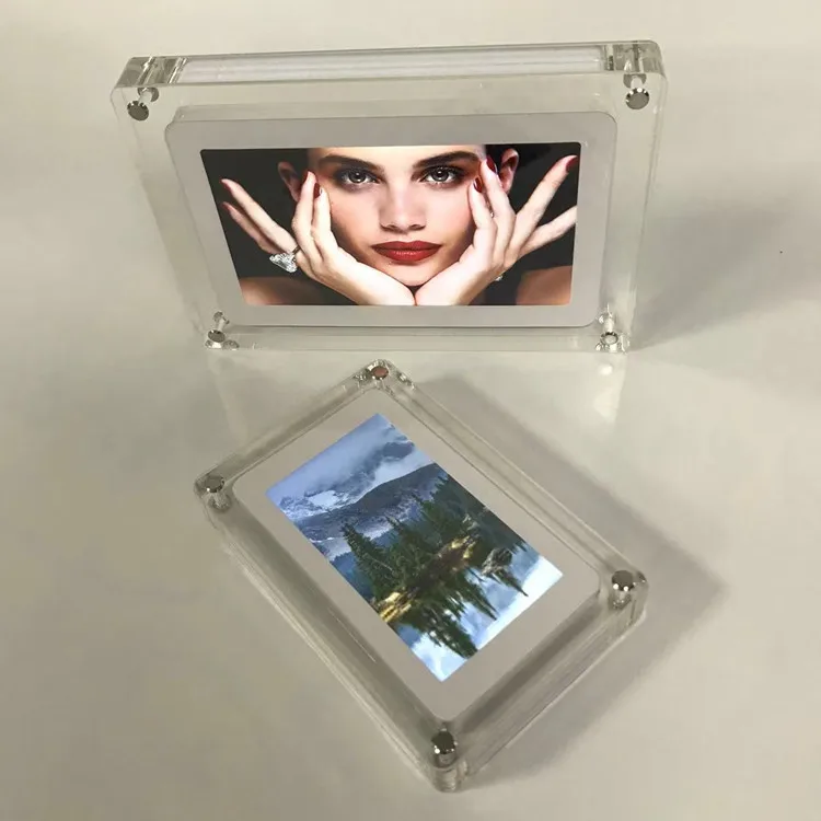 2023 New Ideas Product Clear Crystal Acrylic Video Player 7inch