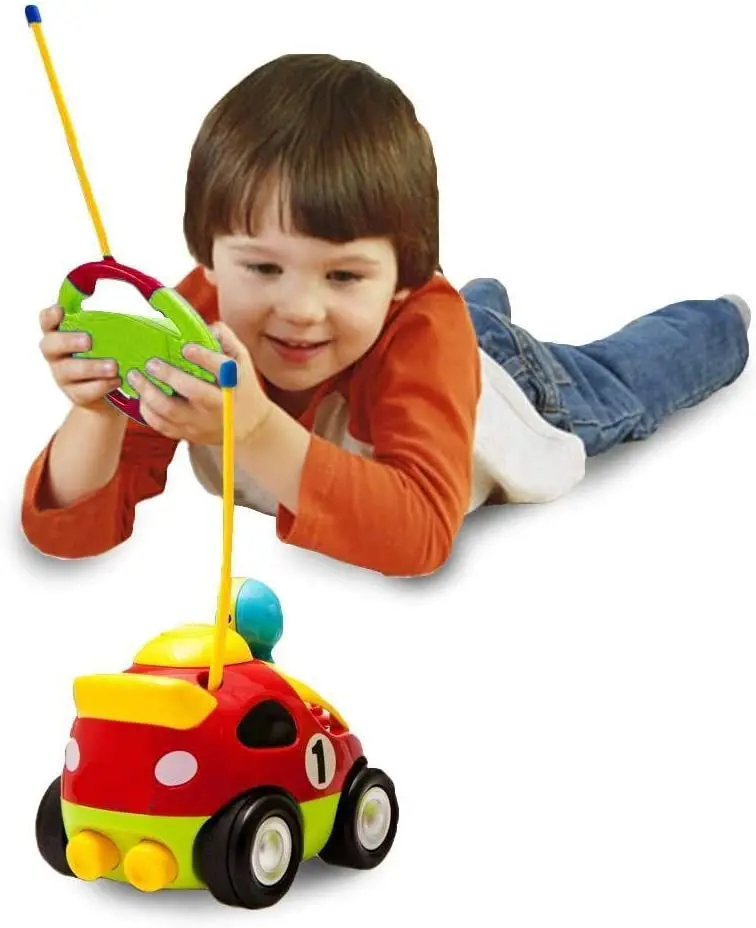 Cartoon Rc Race Car Radio Remote Control Toy For Baby With Light And Music Buy Radio Control