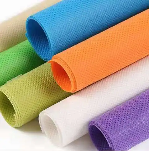 Flame Retardant Fabric Waterproof Upholstery Fire Resistant PP Spunbond  Nonwoven Fabric Rolls