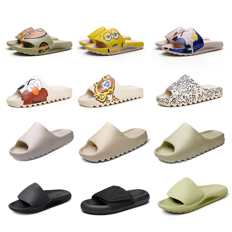 adi bone yeezy slides