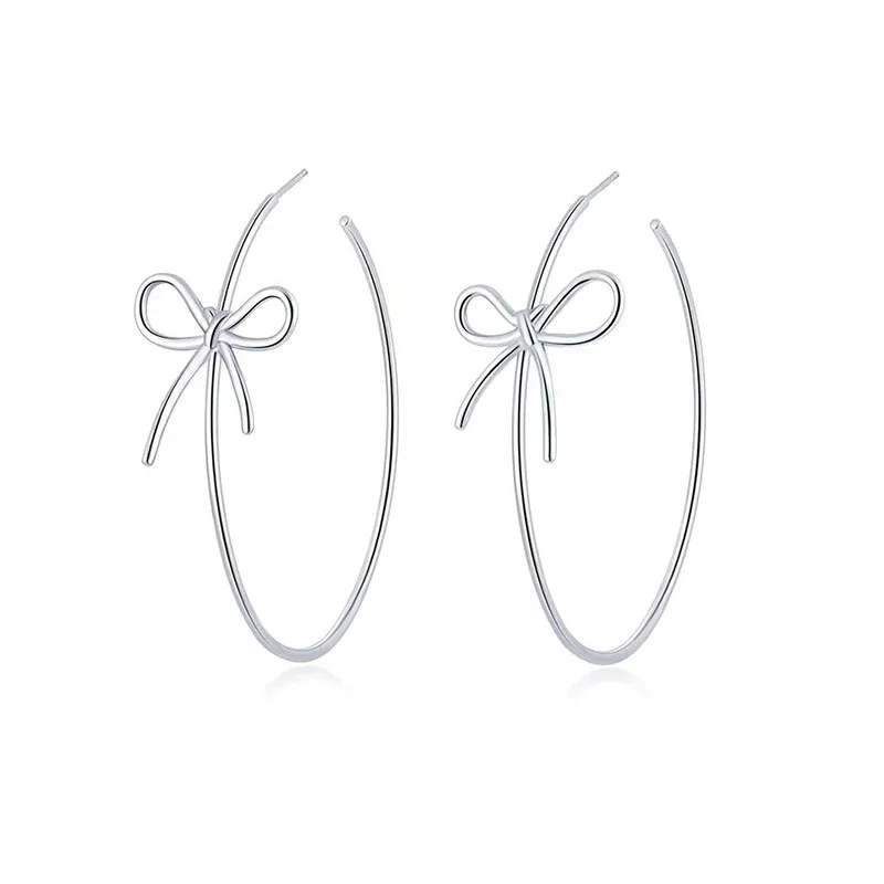 KAKODIY Fashion Accessories Cute Design Girl Earrings Bra Platinum Plated Large Round Fine Butterfly Earrings Women detail 1