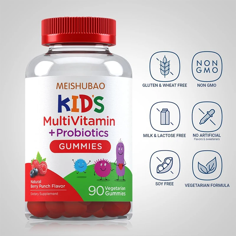 Custom Sizes Gummy Multivitamin Multi Vitamin B C E Gummy Gummy Bear ...