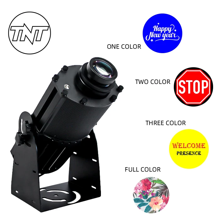 TNT Manufacturing Custom Logo LED Projector Industrial Door Welcome Safety Warning Sign Light