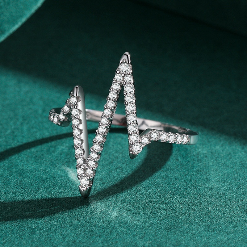JZ1526 Hot Sale 925 Sterling Silver Delicate Bling Diamond