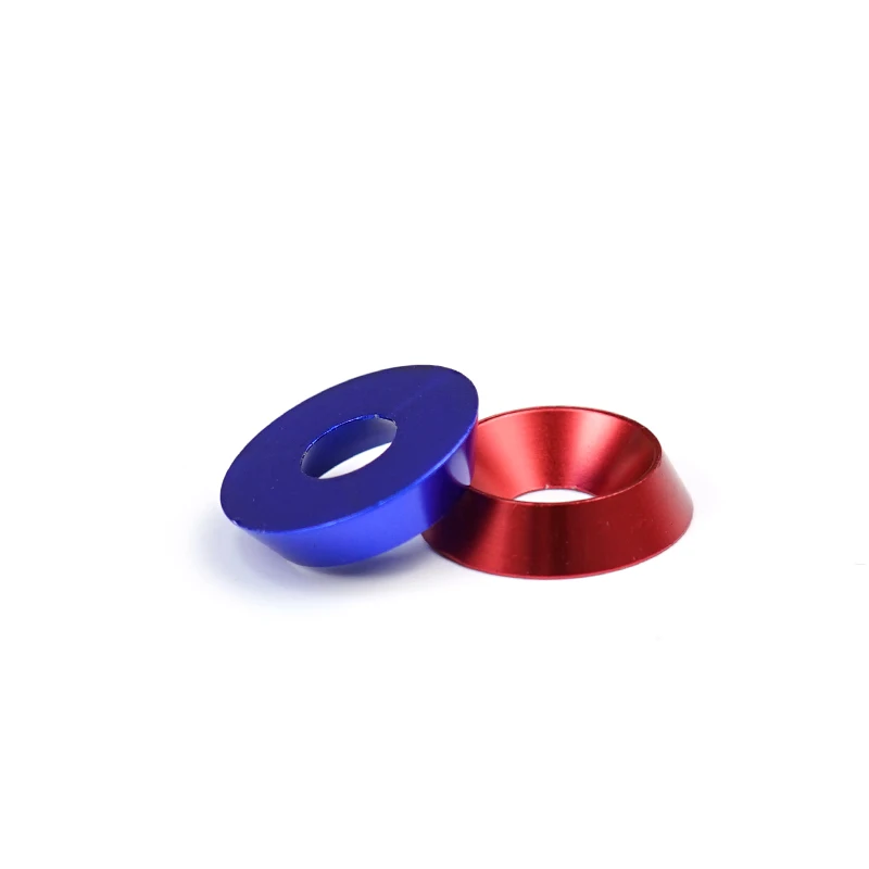 Custom Cnc Machined Turning Part Aluminum M6 to M8 M3 Washer Cone Cnc Service Aluminum