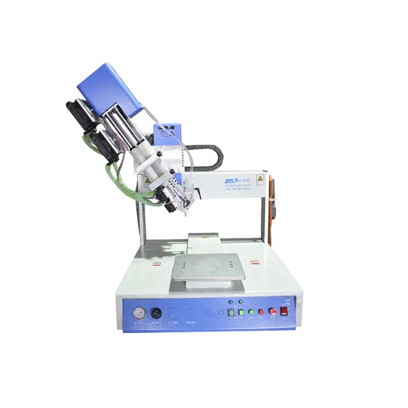 Full Automatic Epoxy Resin Pump and Motor Based Rotating Red Glue Dispenser Machine for Mobile Phone Shells