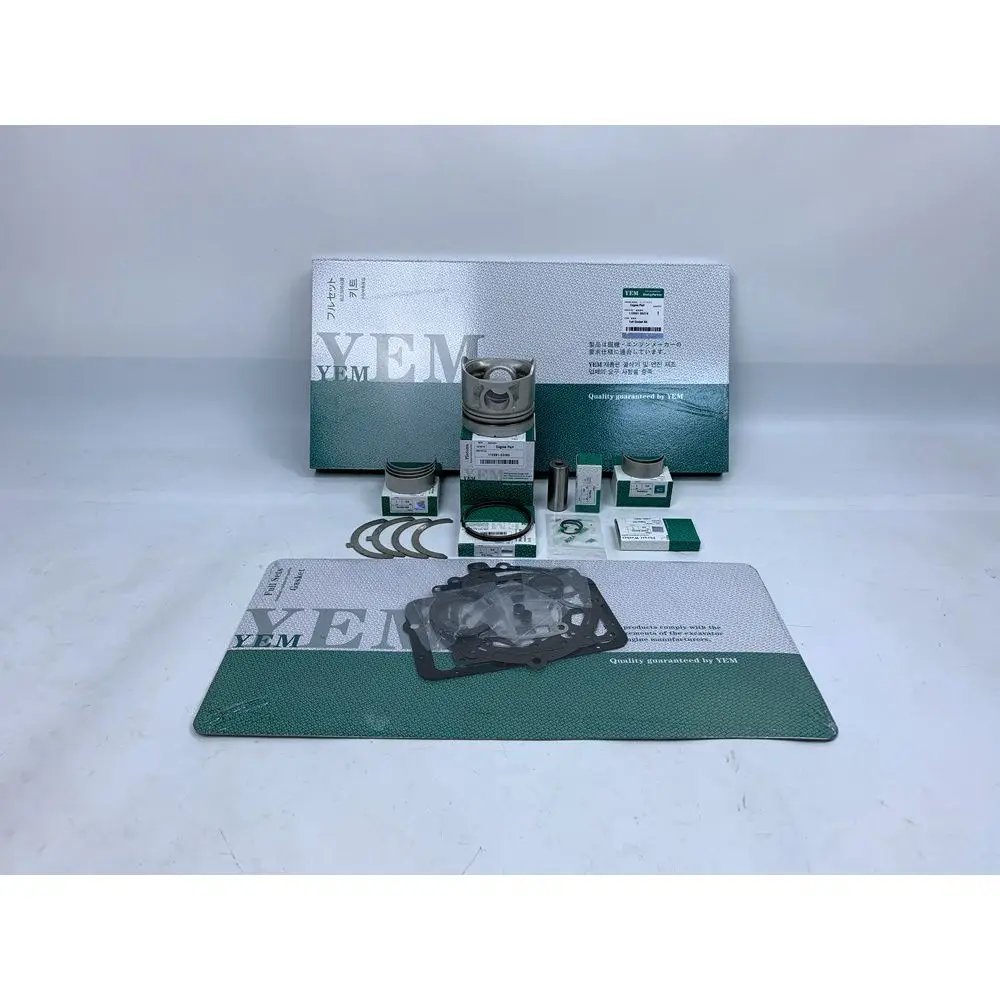 OC60 Overhaul Kit With Cylinder Piston Rings Gasket Kit Bearings for Bobcat Trencher Kubota Engine