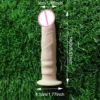 Dildo anale in pelle da 5,51 pollici