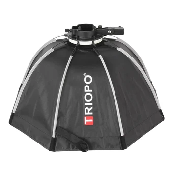 Triopo KX65 65cm Speedlite Octagon Umbrella Softbox + Honeycomb Grid Outdoor Flash Soft Box for Godox V1 Speedlite Softbox product image