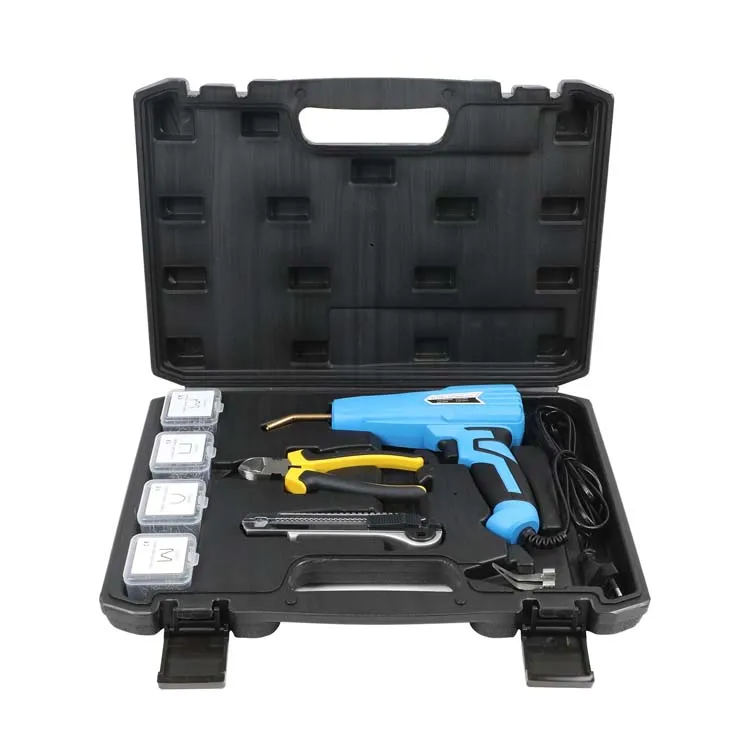 Универсальный горячий степлер 100 Вт, комплект для ремонта бампера автомобиля, ремонтный пластиковый сварочный аппарат, сварочный пистолет, инструмент для ремонта