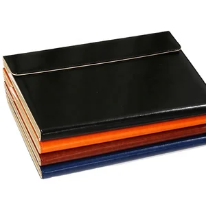 Low MOQ Factory Price Document Organizer Storage A4 Premium Leather Portfolio 2026 Portfolio File Folder