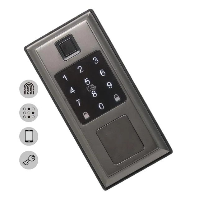 digital lock two side finger print