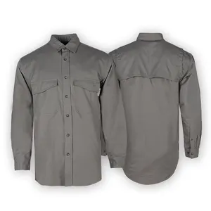 Factory Supply FR Safety Lightweight FR Shirt Fire-Resistant High-Quality Construction Work Wear Shirt