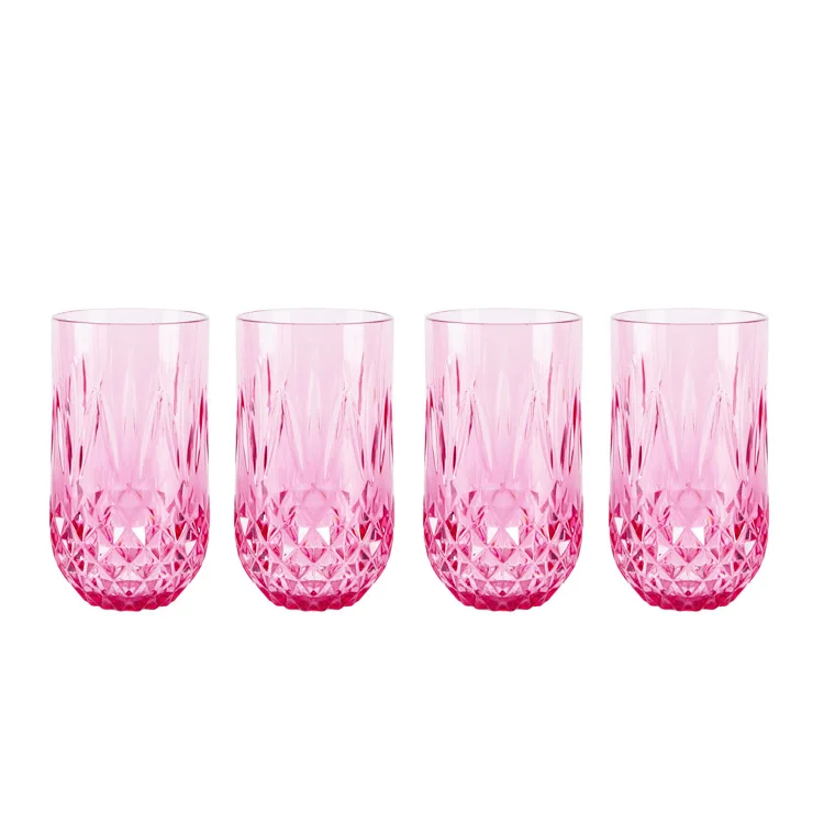 Wholesale Plastic Drinking Glasses Custom Color Highball Glasses Buy