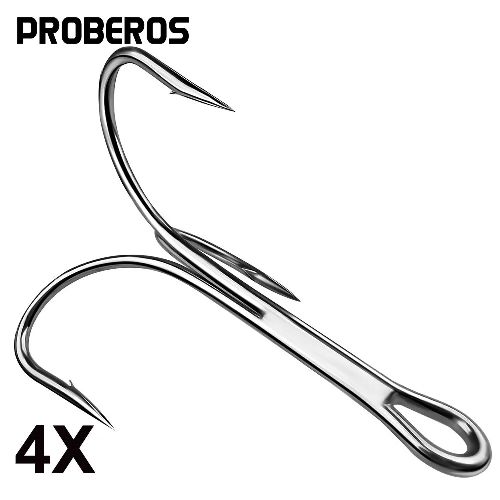 6 0 trebel hook fishing PROBEROS 10PCS Saltwater Hooks 6/0#-10/0# Anti-rusty Treble Ho  Proberos boasting over 500 hours of saltwater corrosion resistance. Tusk Treble Hook | Saltwater