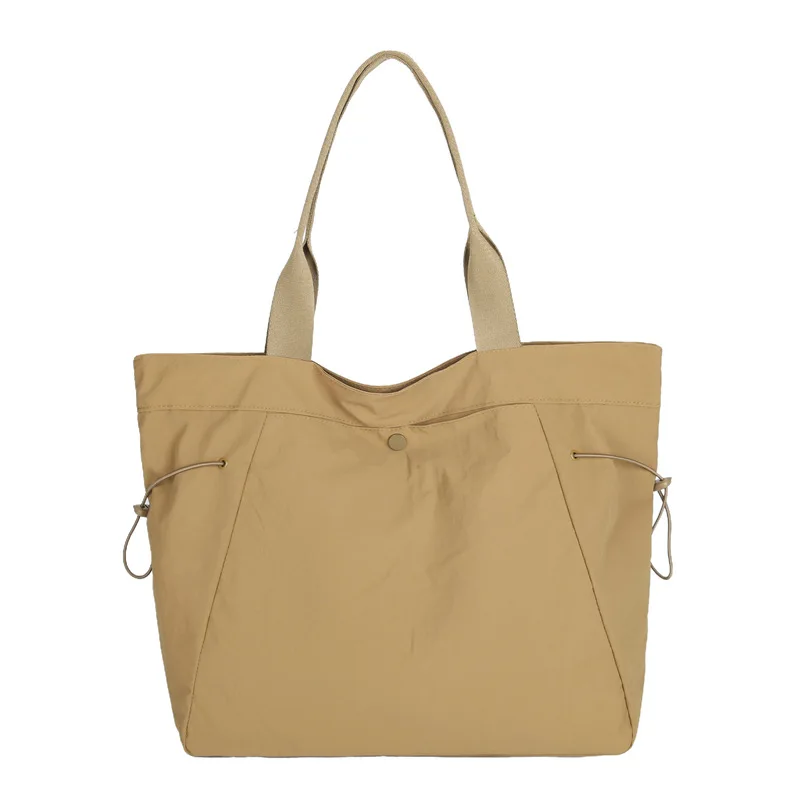 Nylon Tote Bag Large Capacity Women Shoulder Handbag Multi Pocket Commute Travel Shopping, Custom Logo & OEM/ODM Welcome