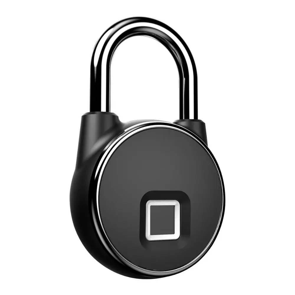 RSH USB Перезаряжаемый смарт-замок, БЕСКЛЮЧЕВОЙ замок с распознаванием отпечатков пальцев, IP65 Водонепроницаемый Противоугонный замок, дверной замок для багажа