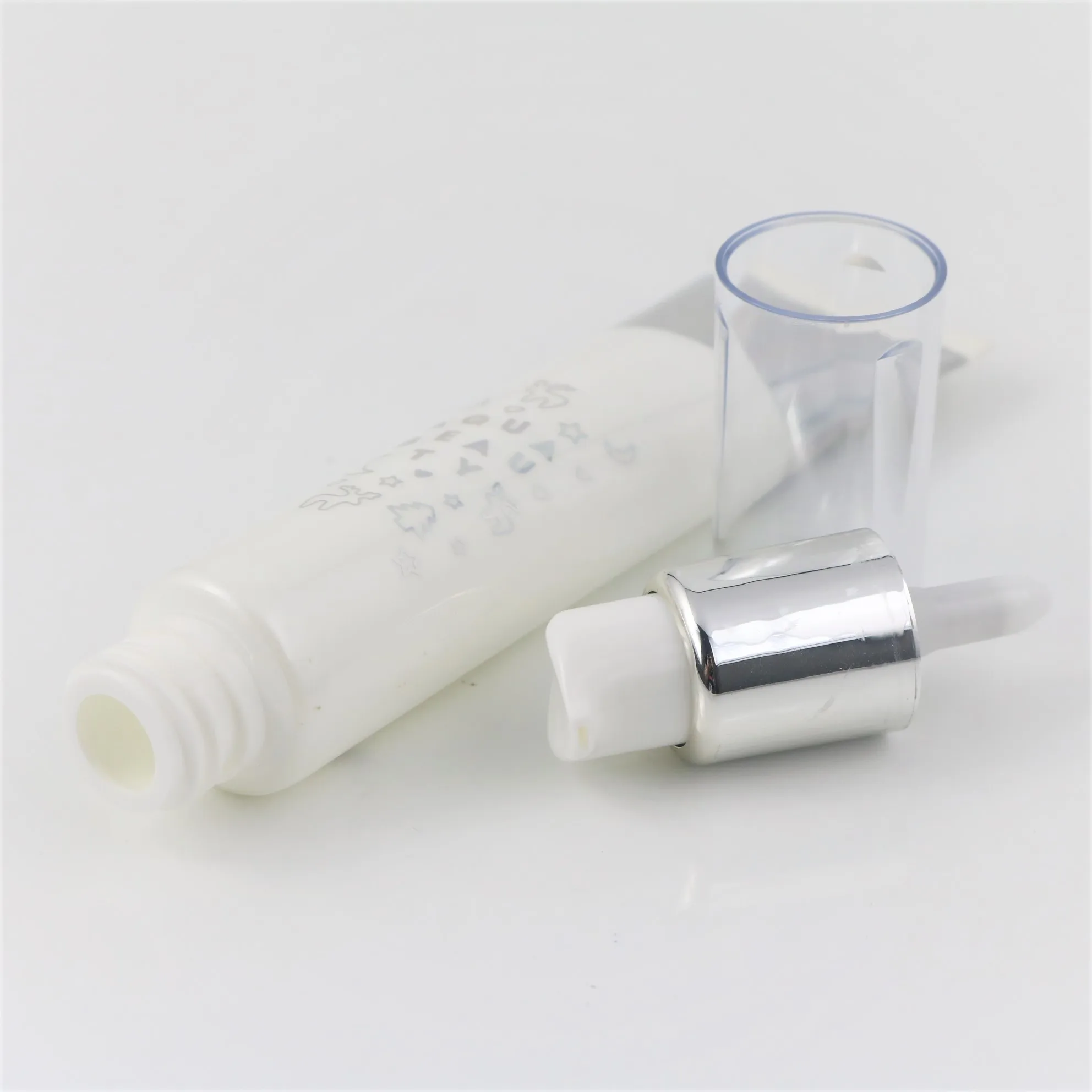 Cosmetic Packing 30ml Empty Custom Cosmetic Nozzle Tube Packaging For Eye Cream/gel
