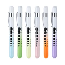 Pupil Gauge Color Multicolor Doctor Care Pocket Therapy Penlight Medical Pen Flashlight