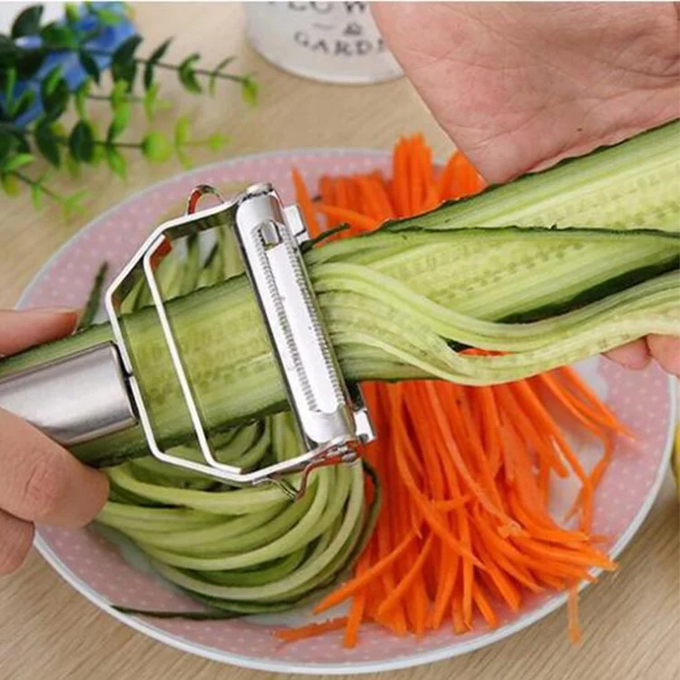 Best Sharp Stainless Steel Dual Julienne & Vegetable Peeler With Cleaning  Brush & Blade Guard - Buy Best Sharp Stainless Steel Dual Julienne &  Vegetable Peeler With Cleaning Brush & Blade Guard