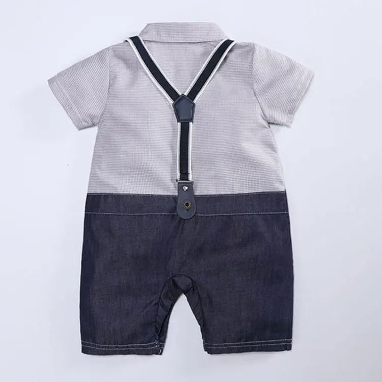 
 Детский костюм, детская одежда, одежда для дня рождения с коротким рукавом, детские комбинезоны для мальчиков  