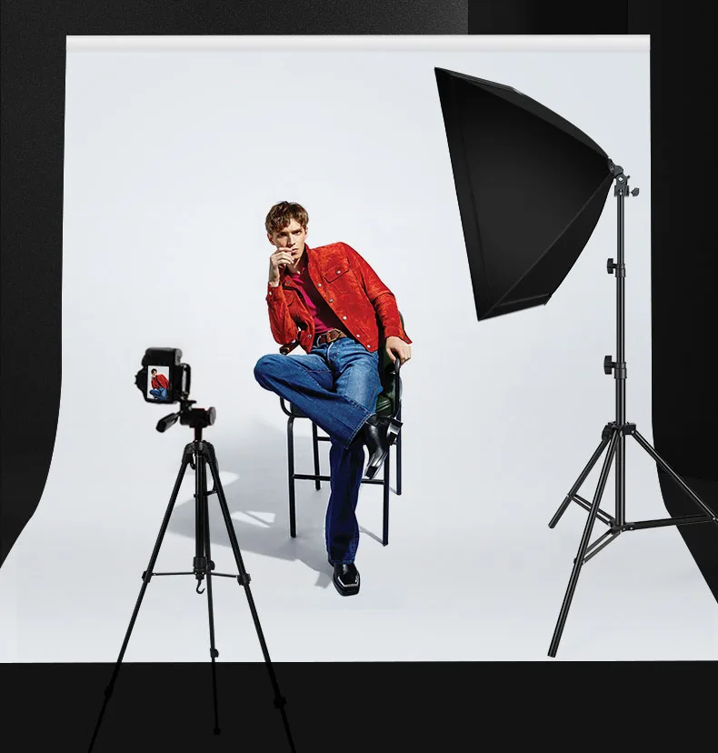 Professional Photography Seamless Paper 2.7x10m Background Backdrop Paper Studio Photo Solid