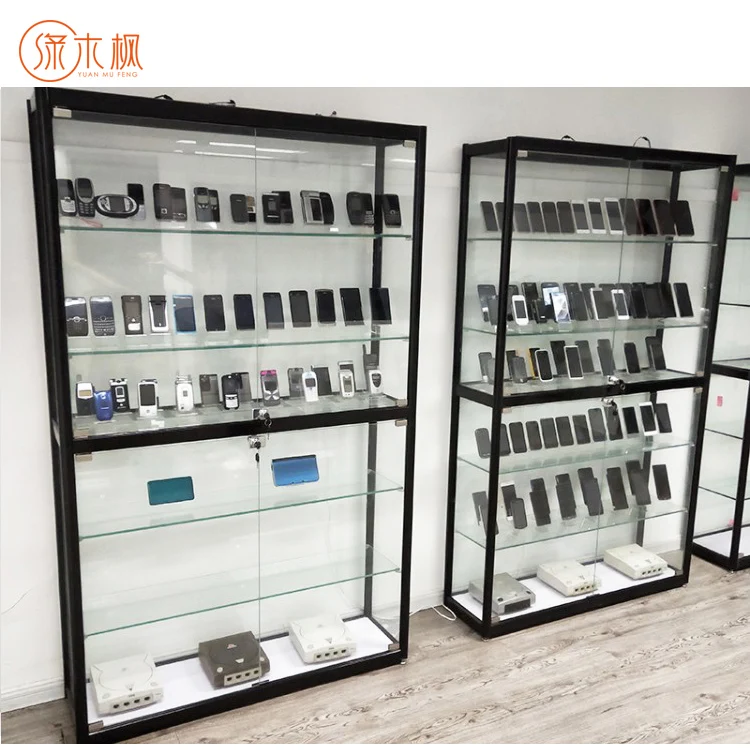 High Quality Full Vision Display Glass Showcase Hot Sale Glass Display