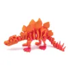 Estegosaurio Rojo-Dorado 18cm