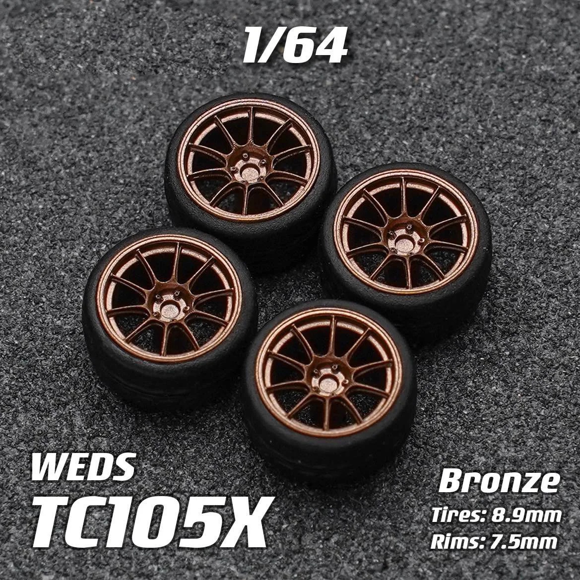 Chika X Nabes 1:64 Wheels - Premium Model Car Tires