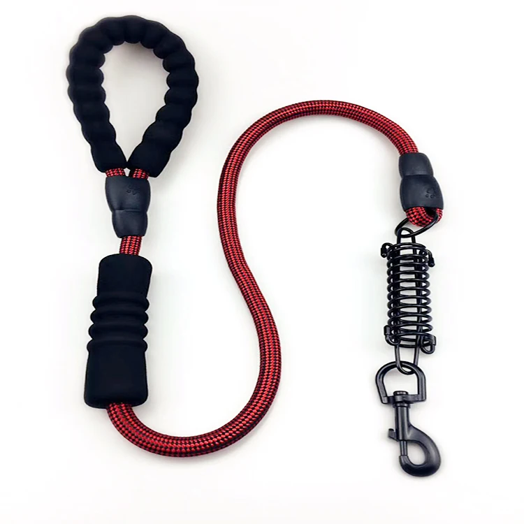Fashion design High quality round rope adjustable PP dog leash for pet leash