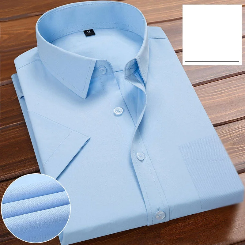 New Style Mens Long Sleeve Professional White Shirt Plus Size Business