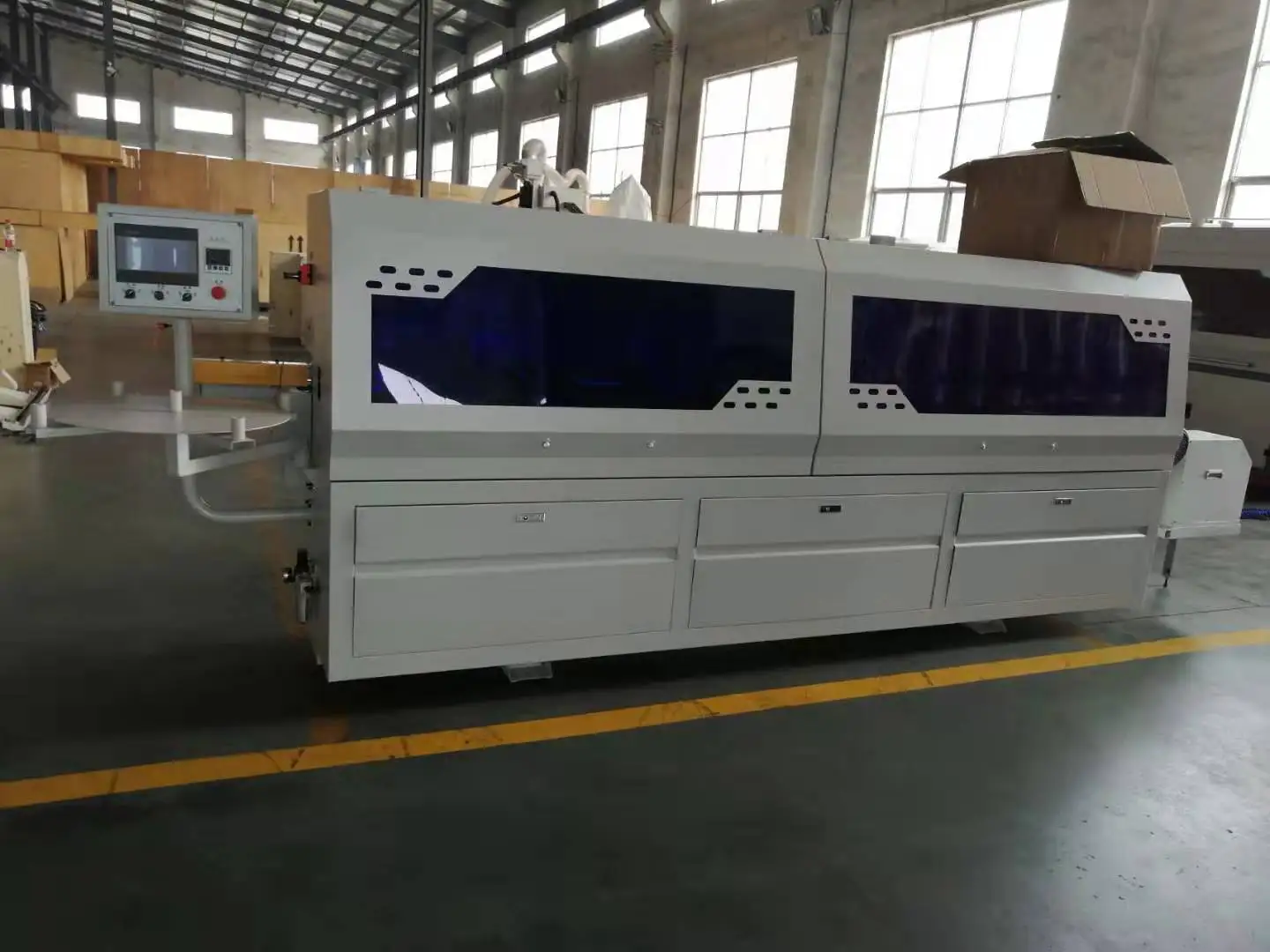 Upgrade Model R6 6 Functions Wood Working Machine Edge Bander Automatic Edge Banding Machine