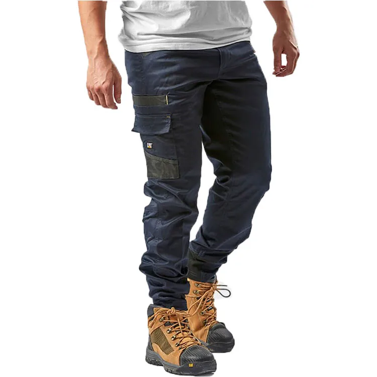 Factory 4 Way Stretchy Men's Industrial Pants Work Trousers Cargo Work ...